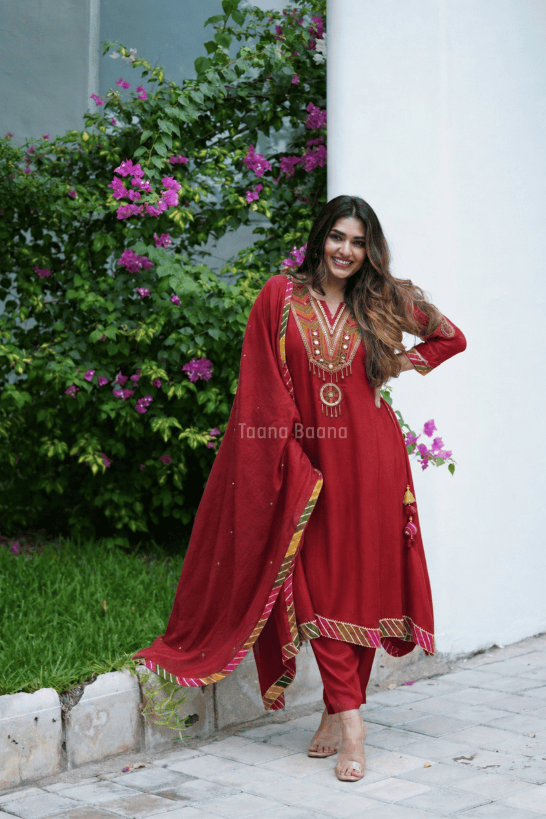 Dupatta Pant Set