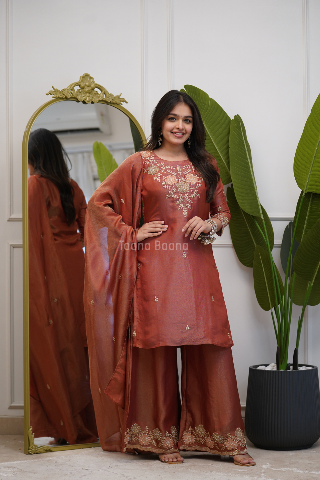 Dupatta Plazo Set