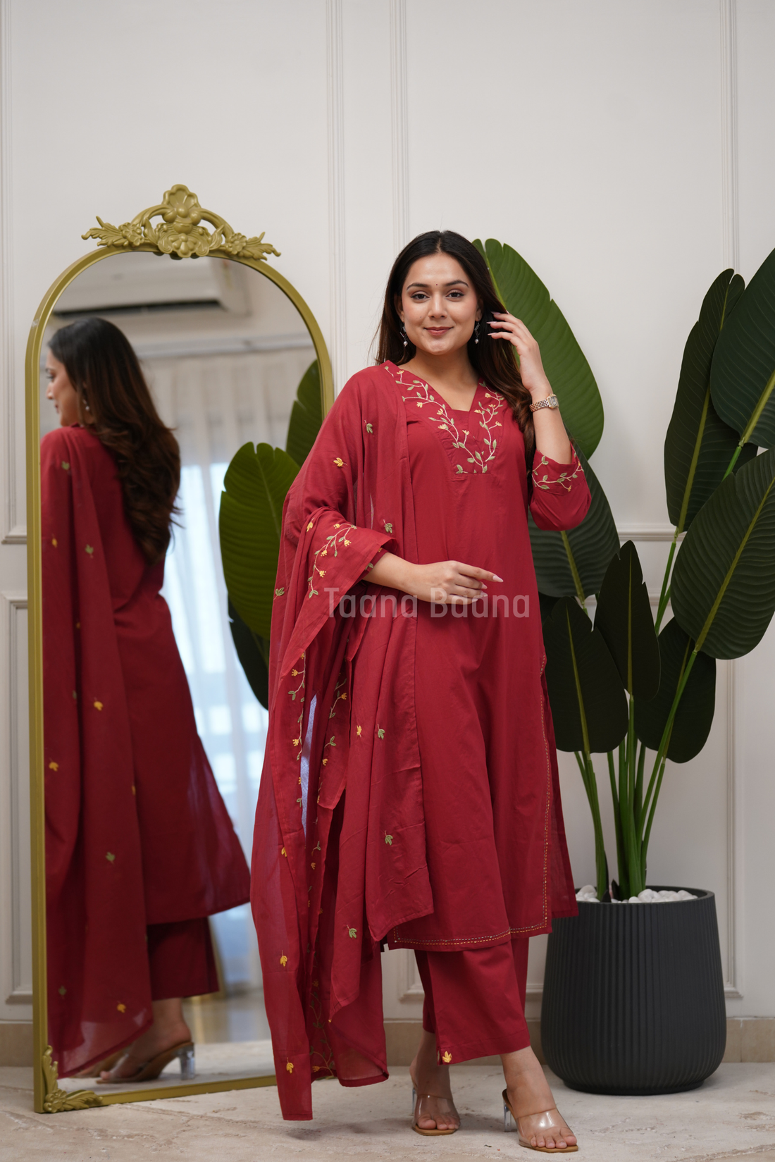 Dupatta Pant Set