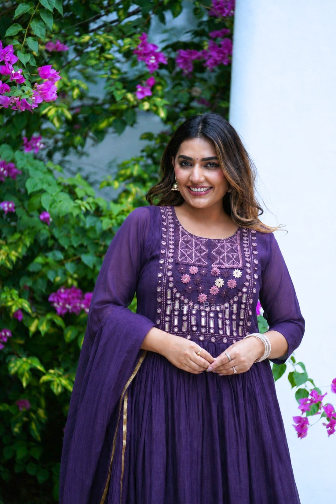 Anarkali Dupatta Set