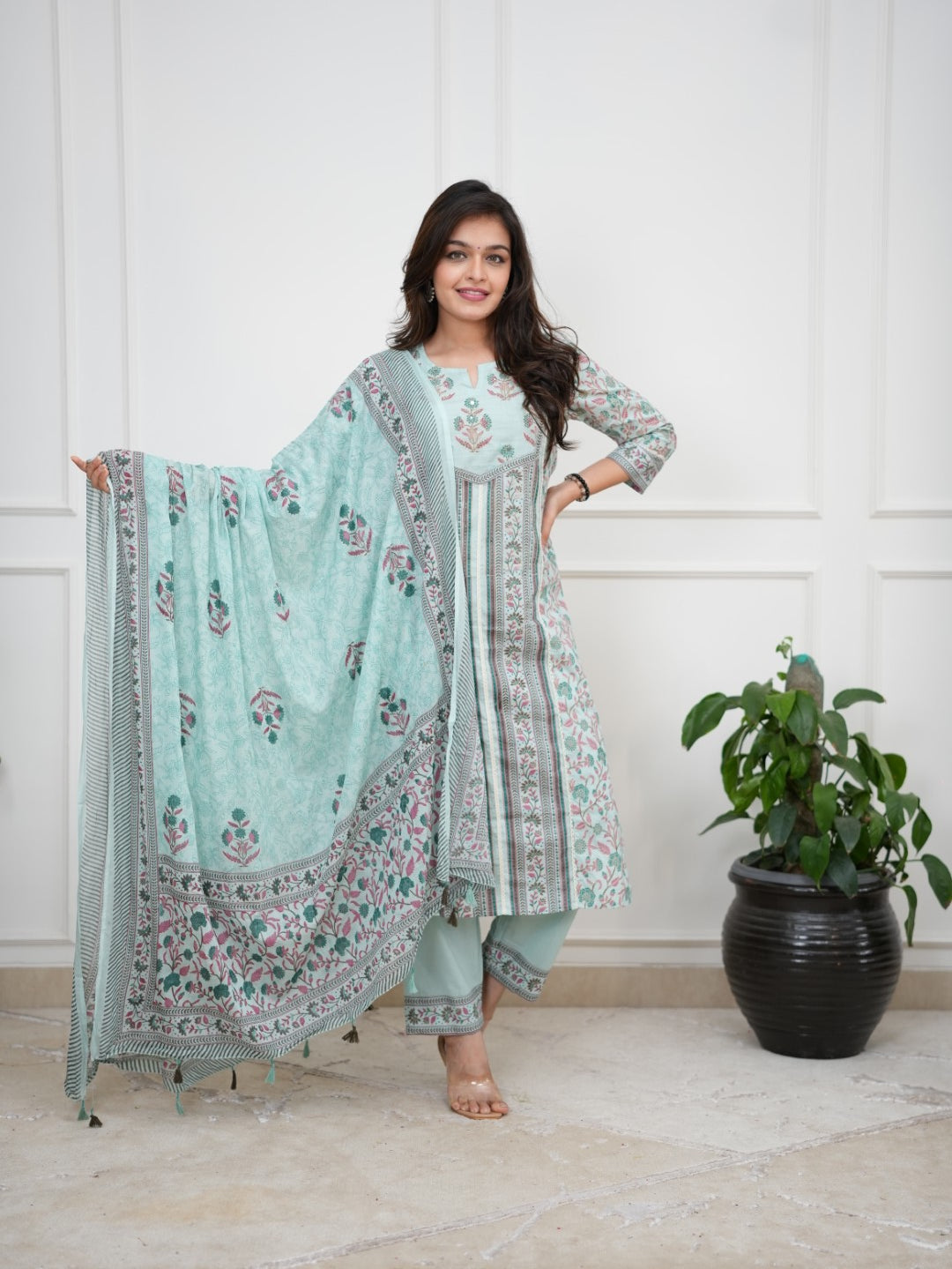 Dupatta Pant Set
