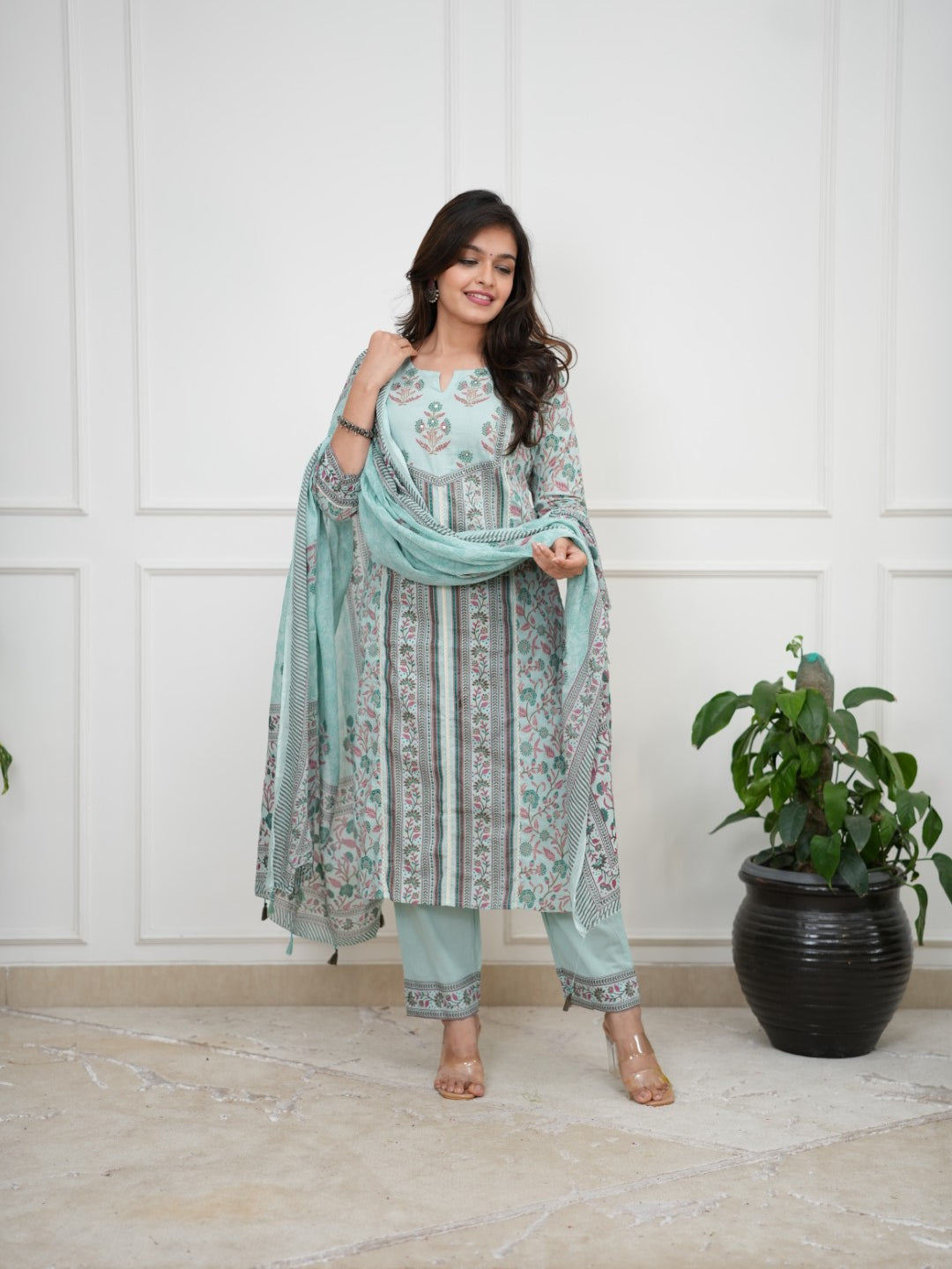 Dupatta Pant Set