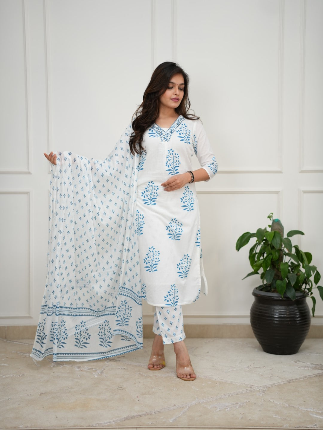 Dupatta Pant Set