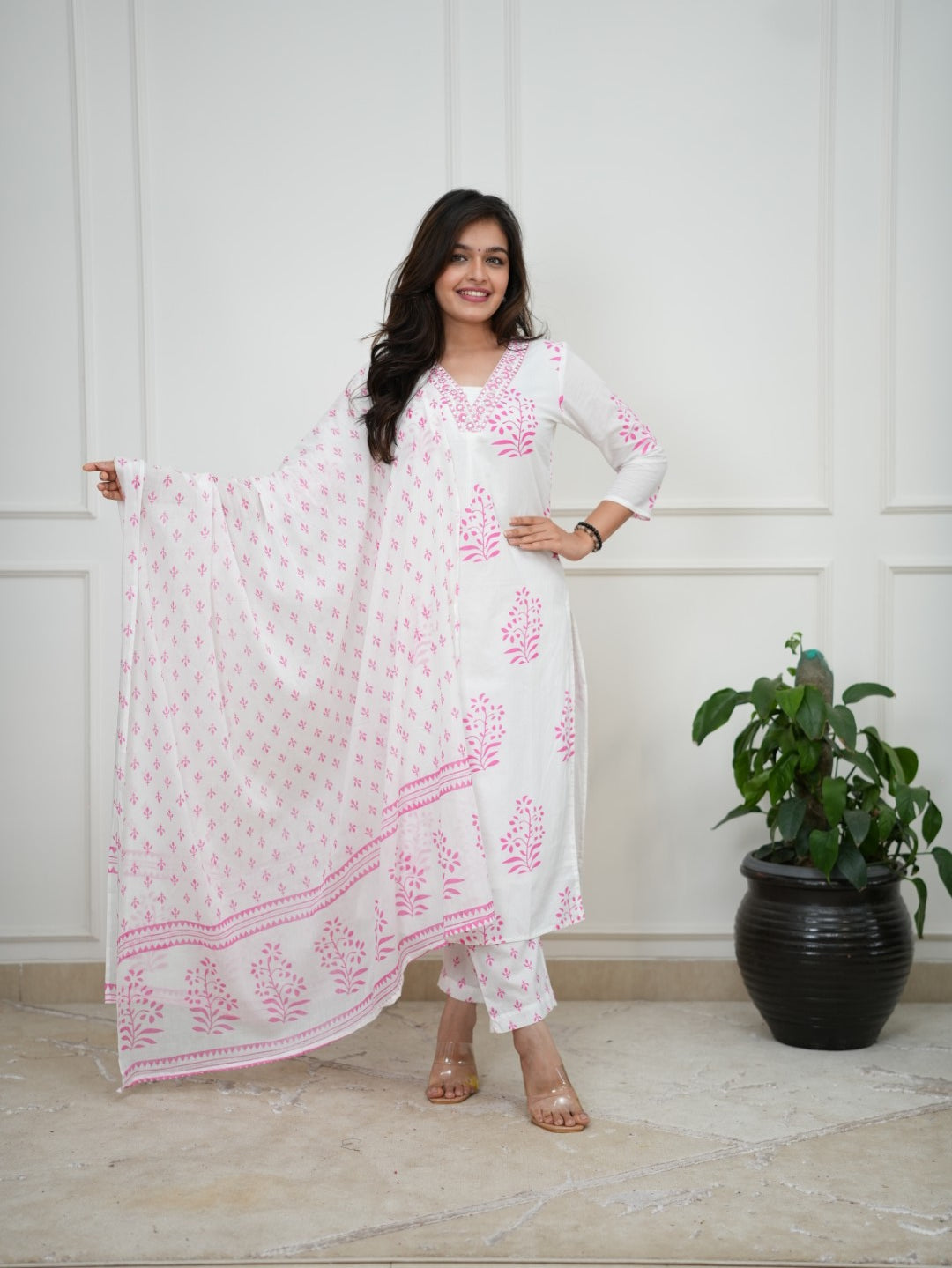 Dupatta Pant Set