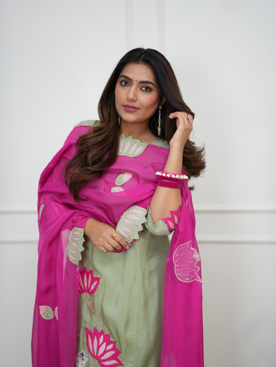 Dupatta Pant Set