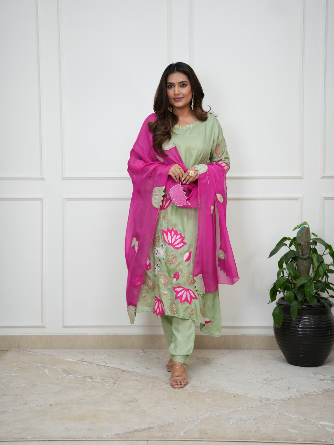 Dupatta Pant Set