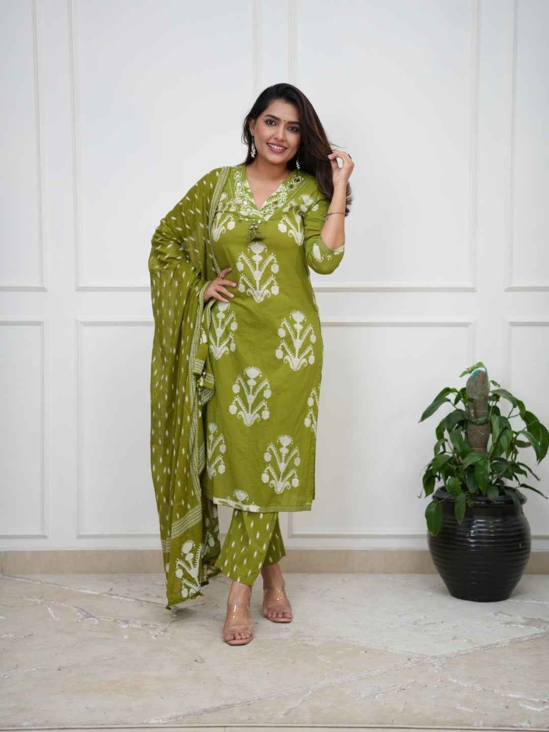Dupatta Pant Set