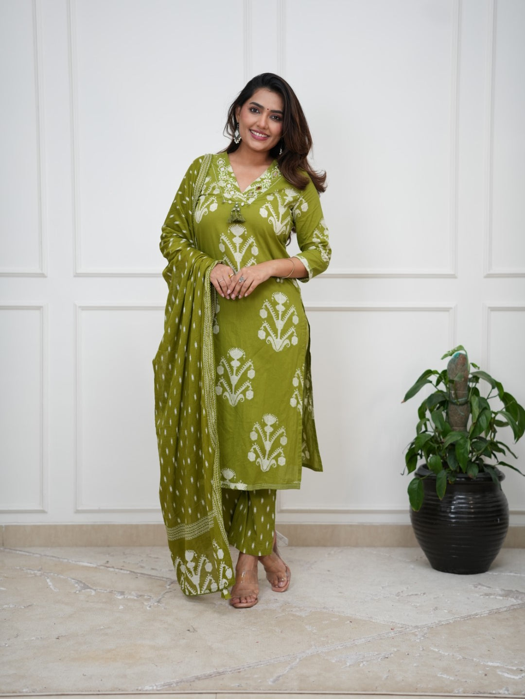 Dupatta Pant Set