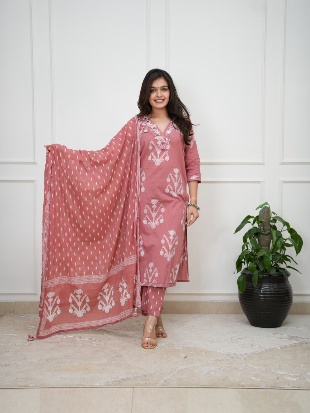 Dupatta Pant Set