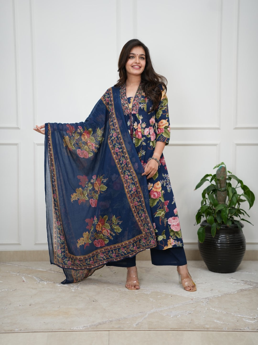 Dupatta Pant Set