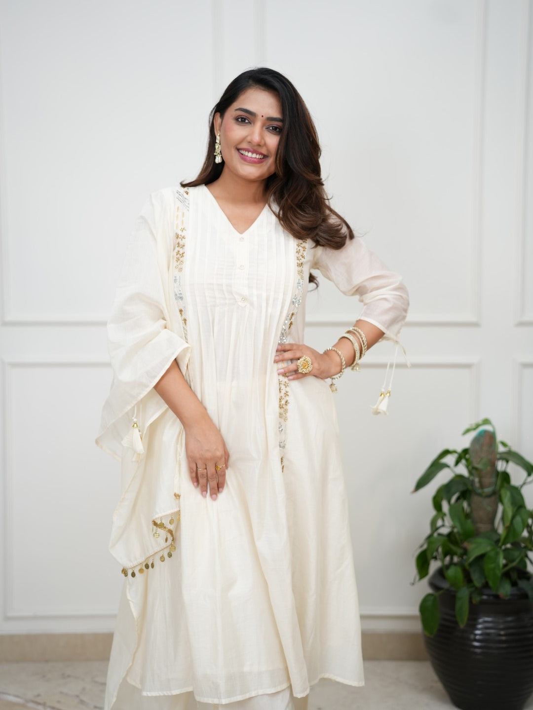Dupatta Pant Set