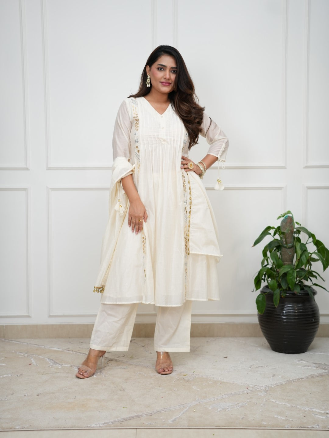 Dupatta Pant Set