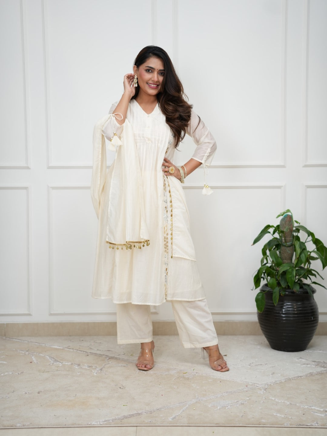 Dupatta Pant Set