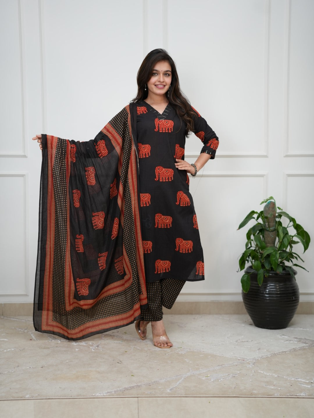 Dupatta Pant Set