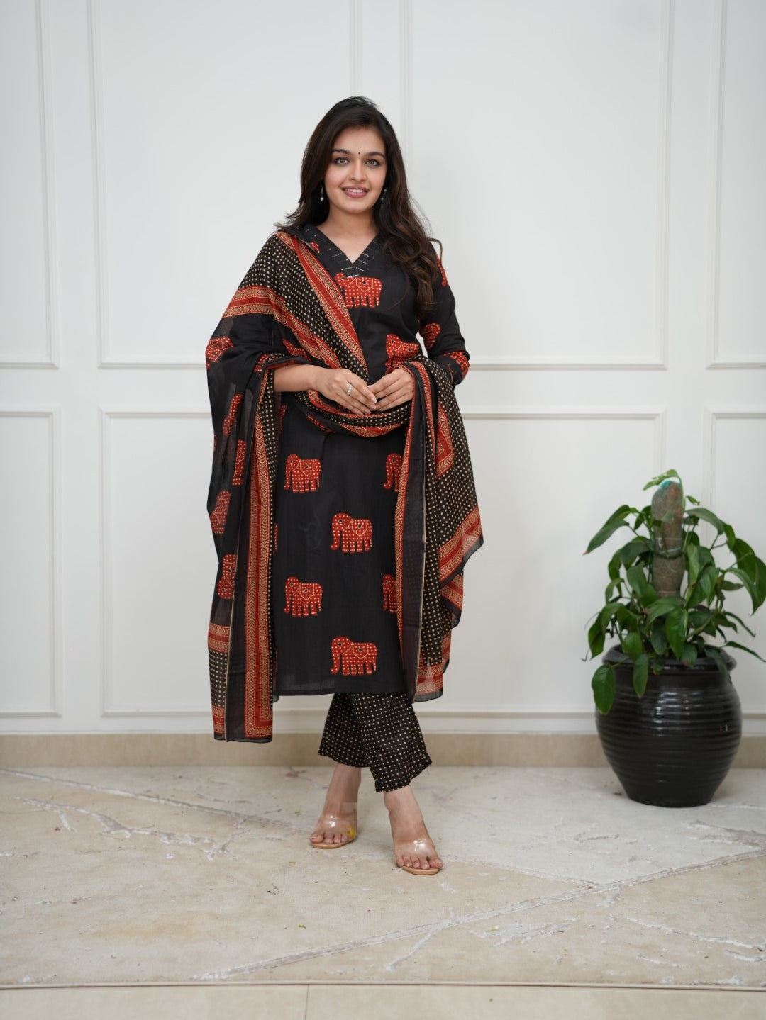Dupatta Pant Set
