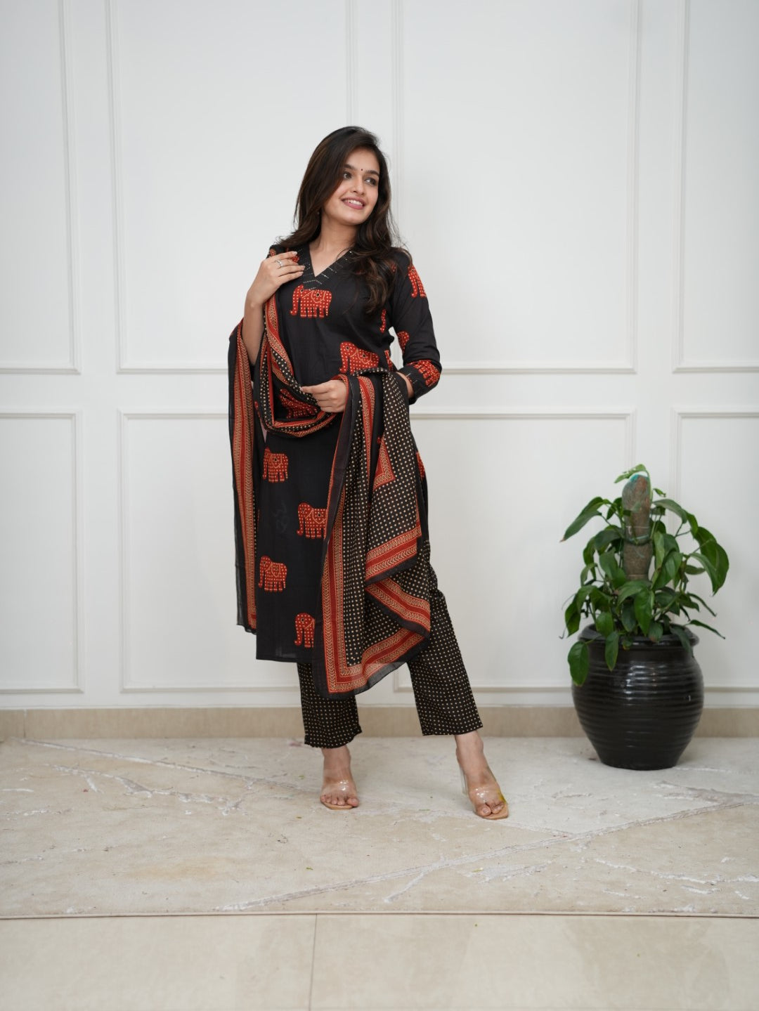 Dupatta Pant Set
