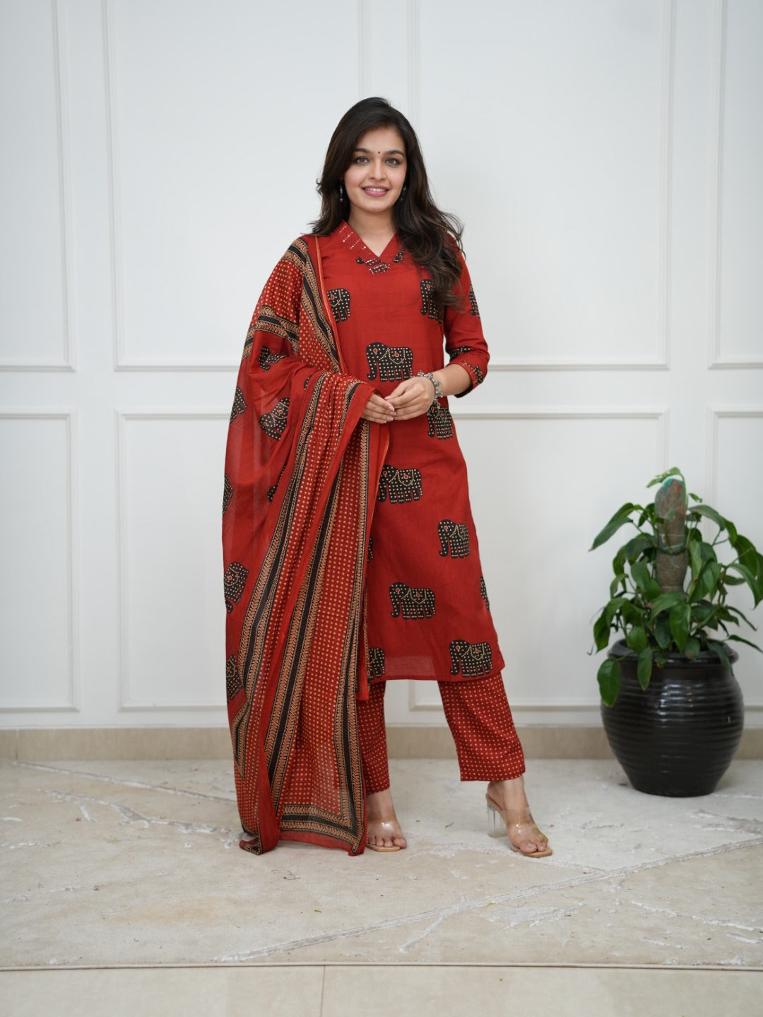 Dupatta Pant Set