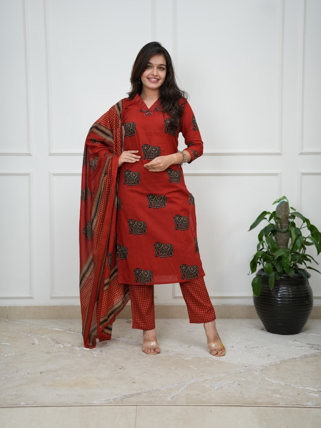Dupatta Pant Set
