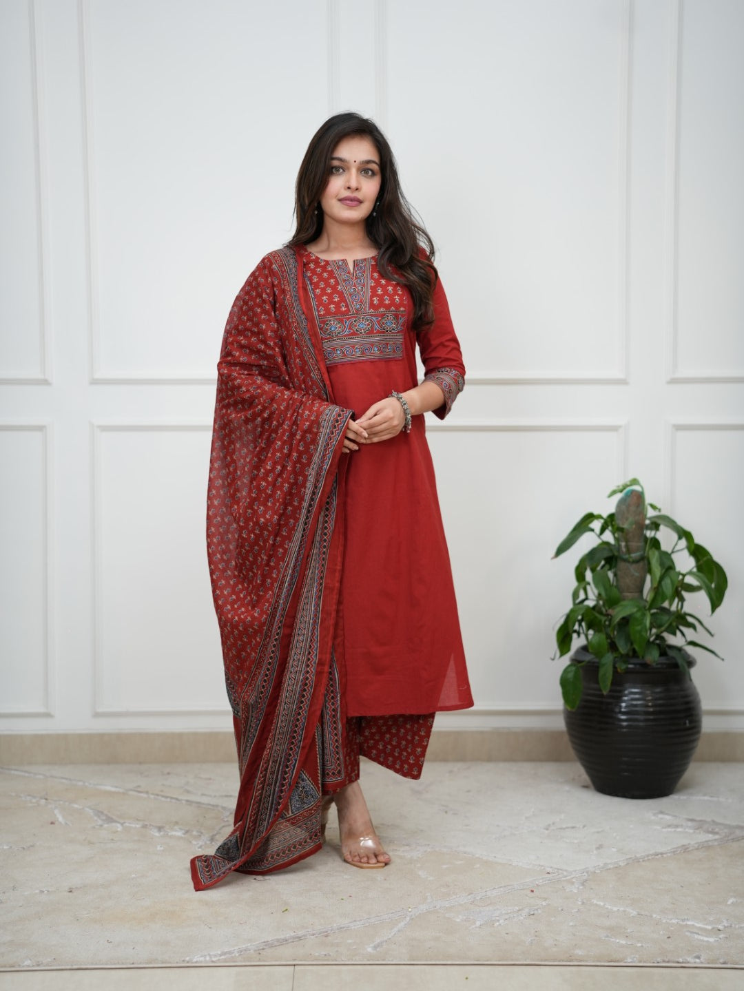Dupatta Pant Set