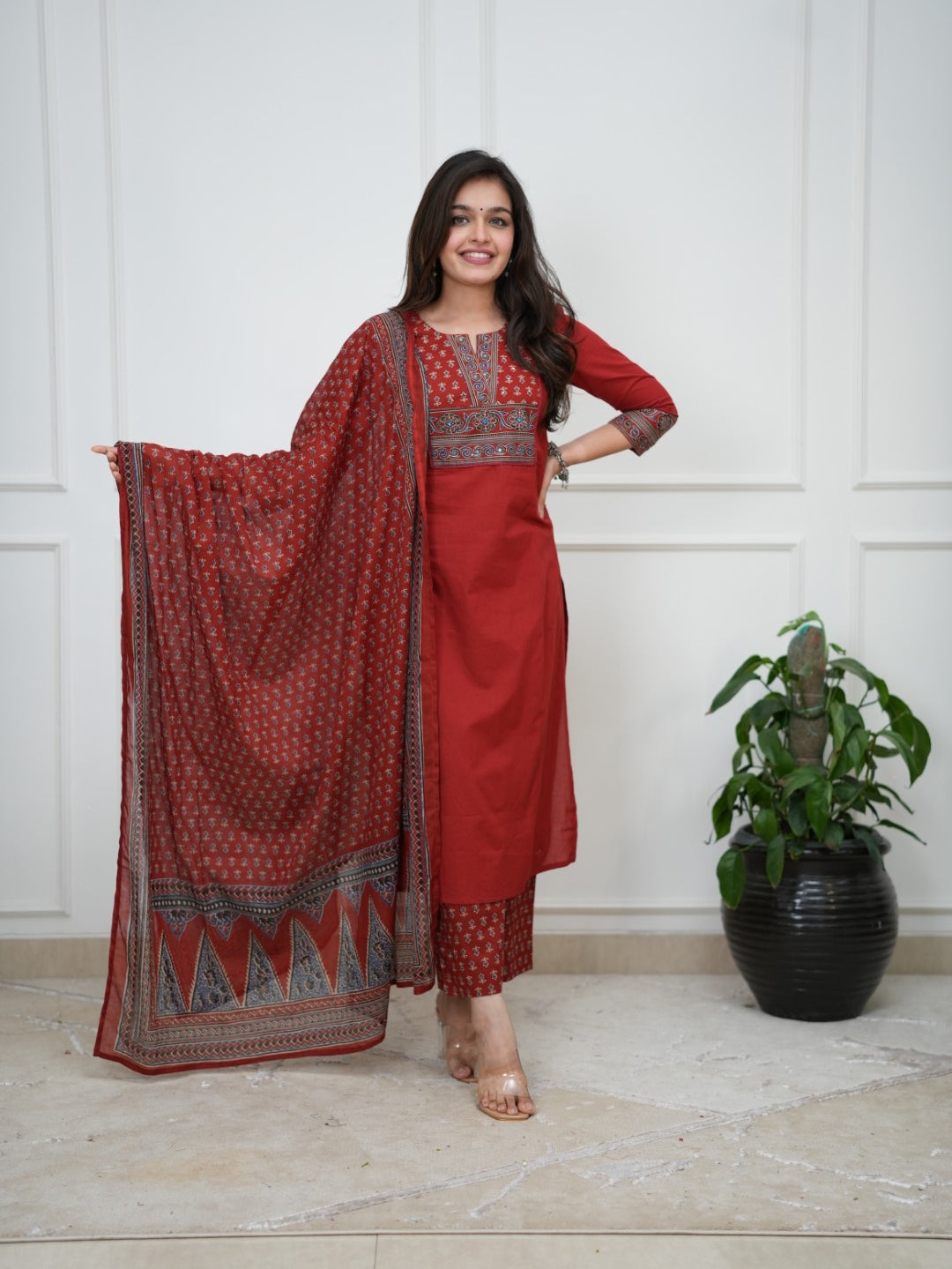 Dupatta Pant Set