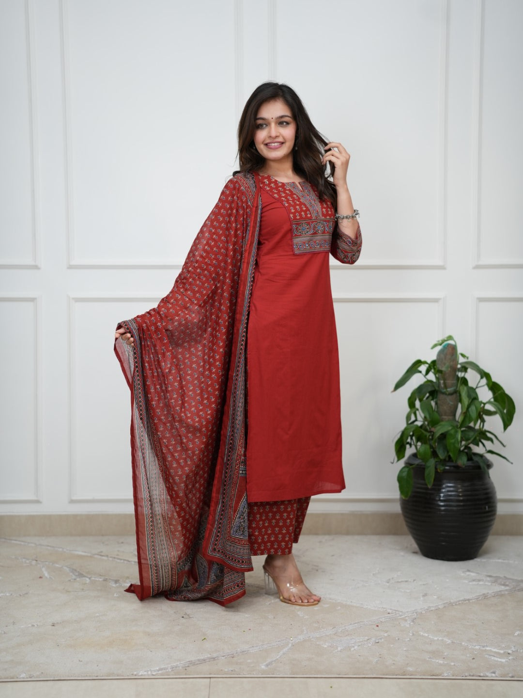 Dupatta Pant Set