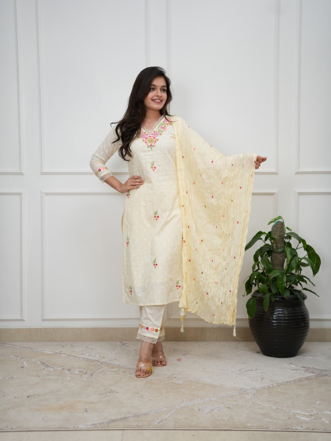 Dupatta Pant Set