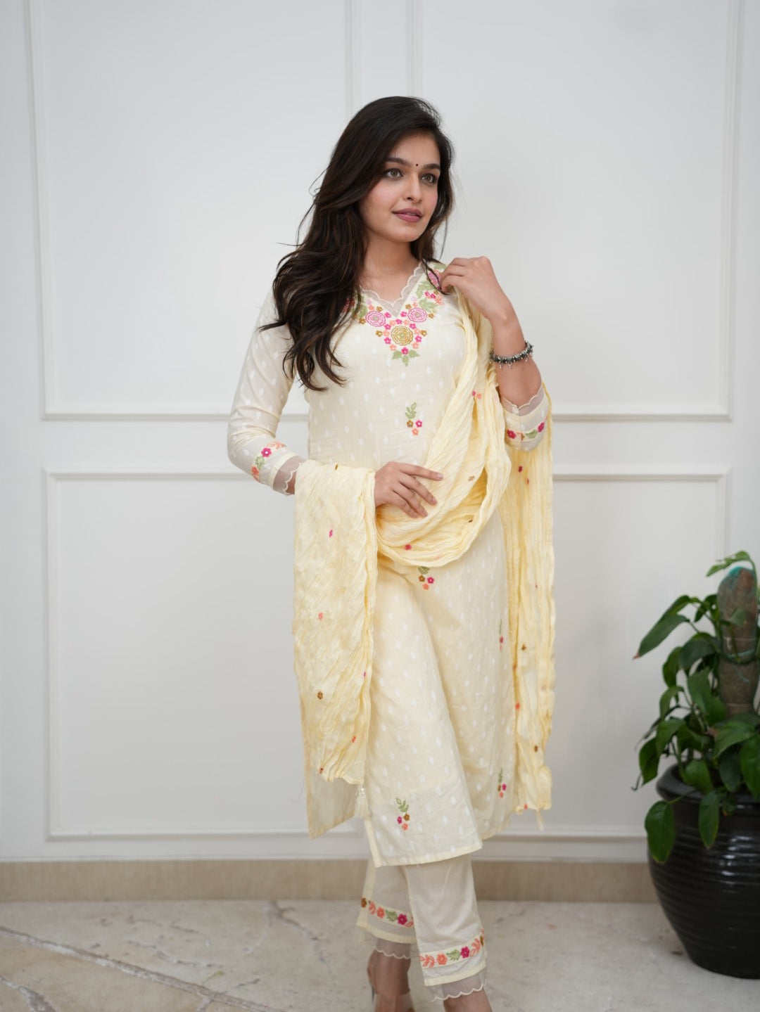 Dupatta Pant Set