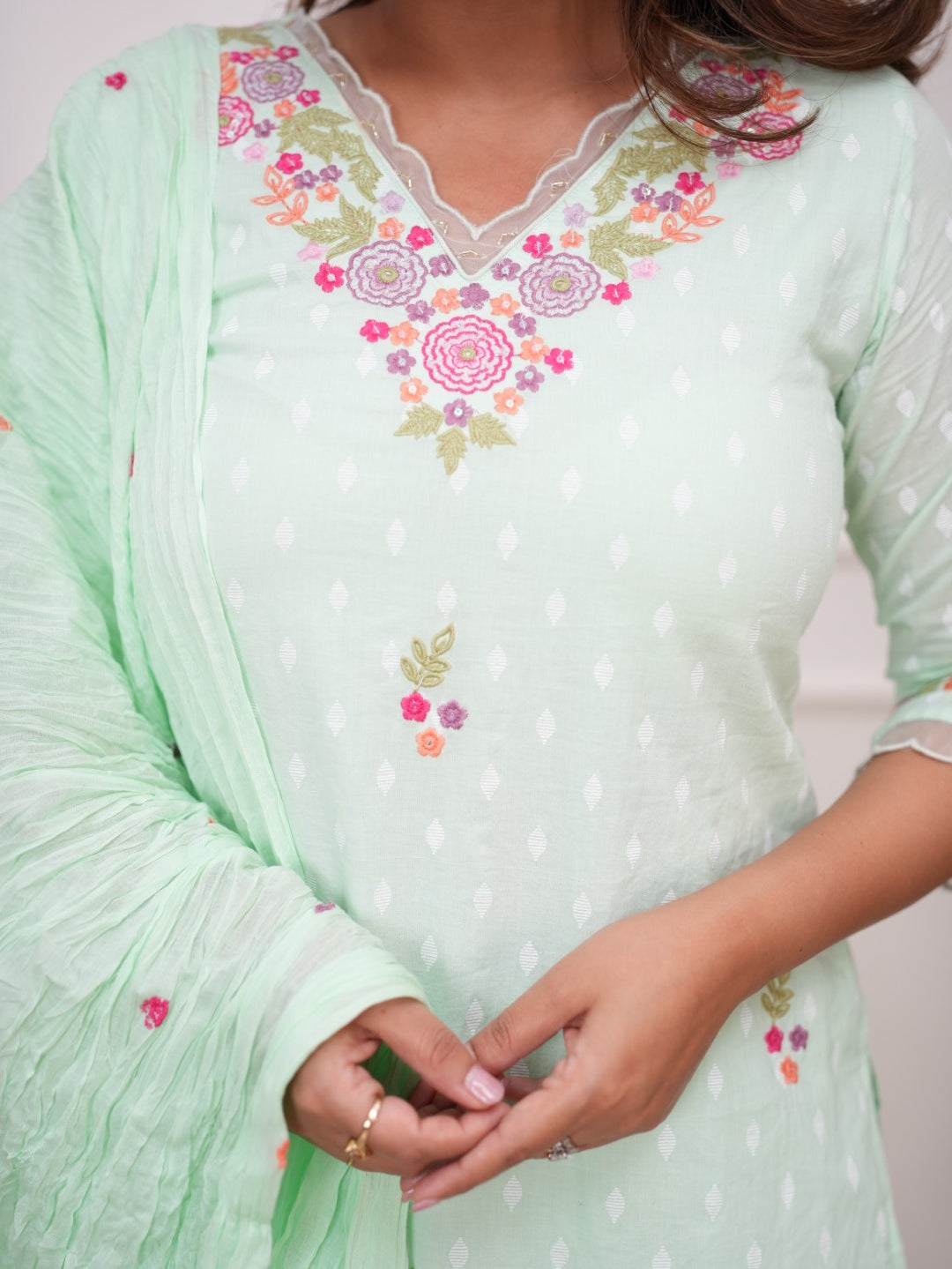 Dupatta Pant Set