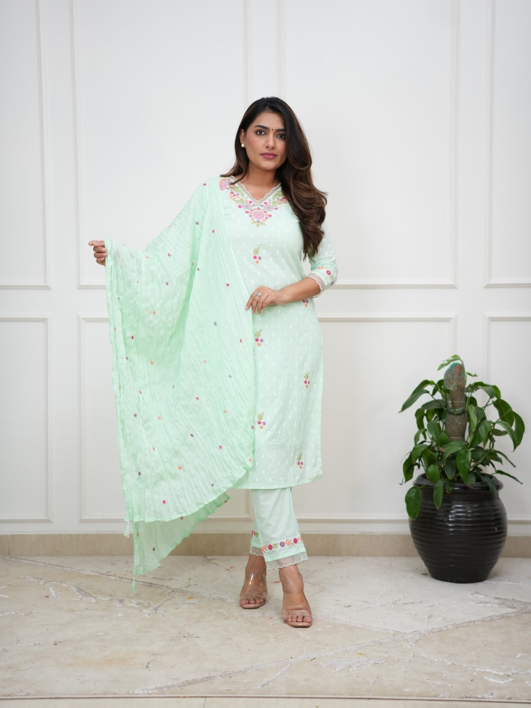 Dupatta Pant Set