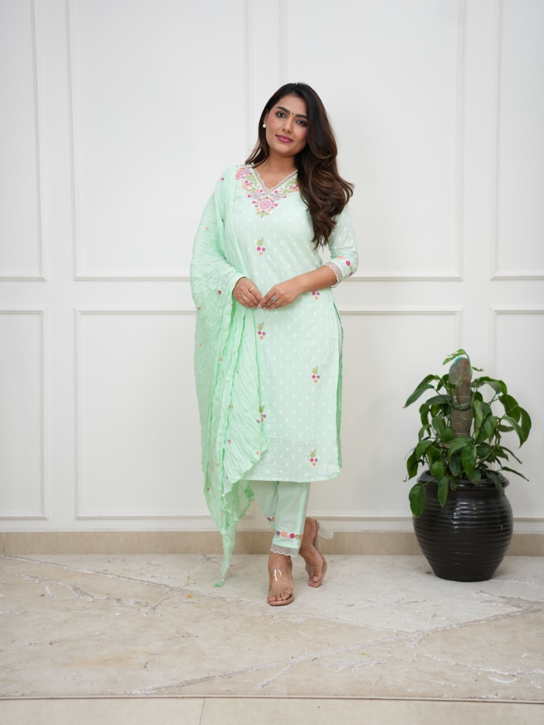 Dupatta Pant Set