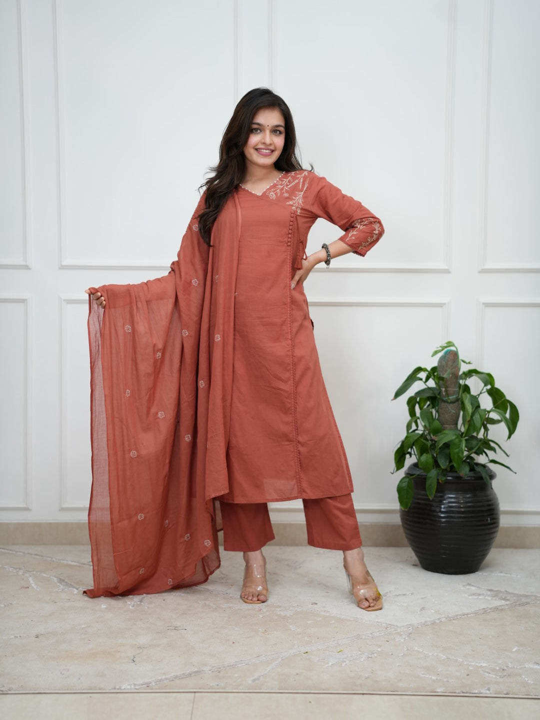 Dupatta Pant Set