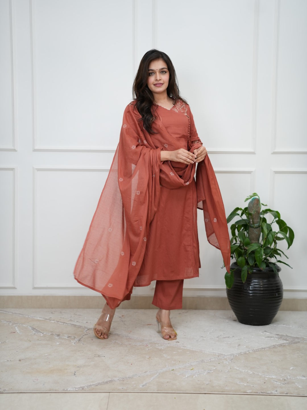 Dupatta Pant Set