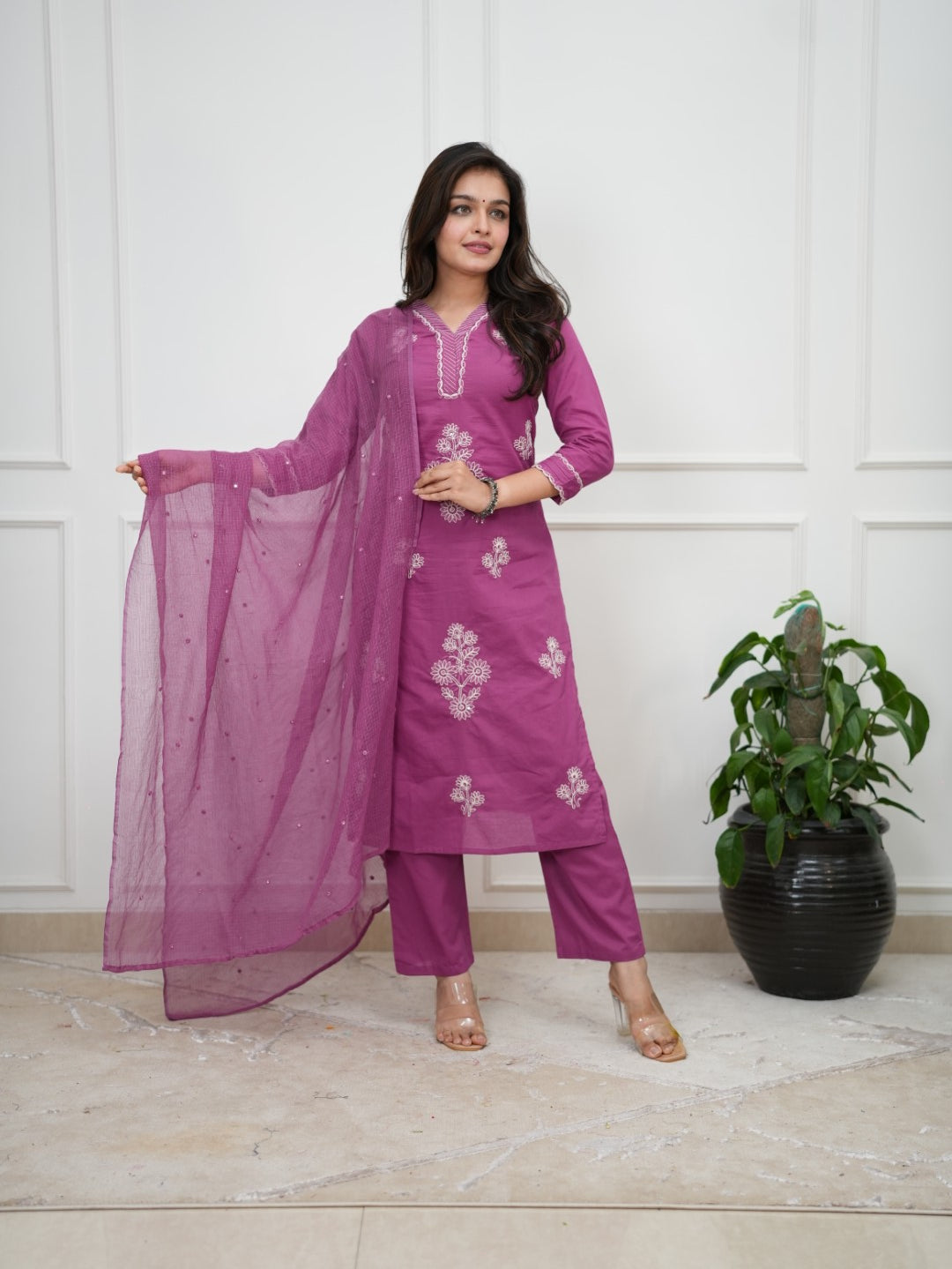 Dupatta Pant Set