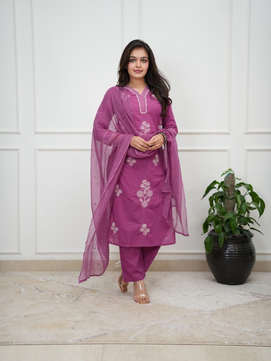 Dupatta Pant Set