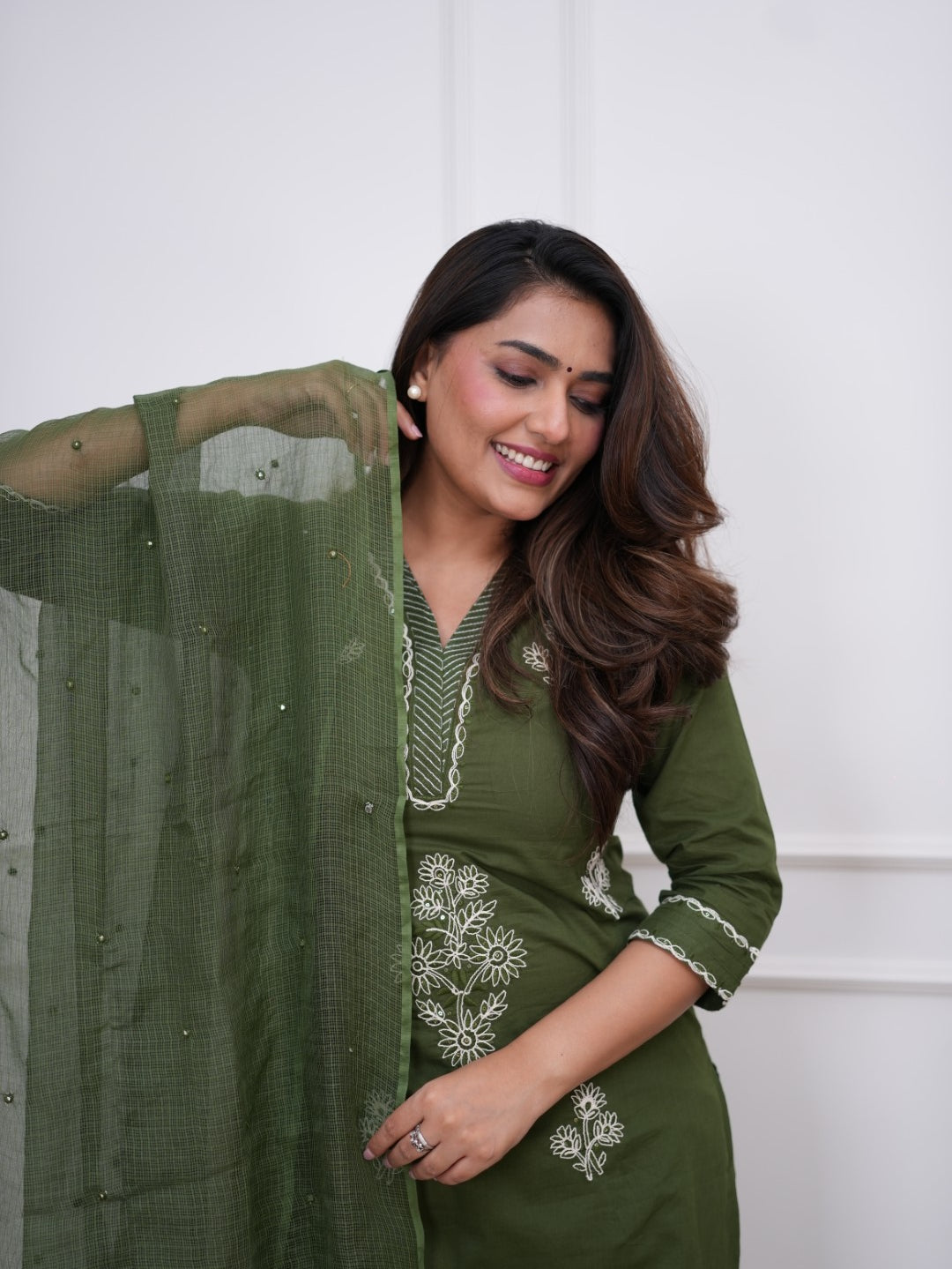 Dupatta Pant Set
