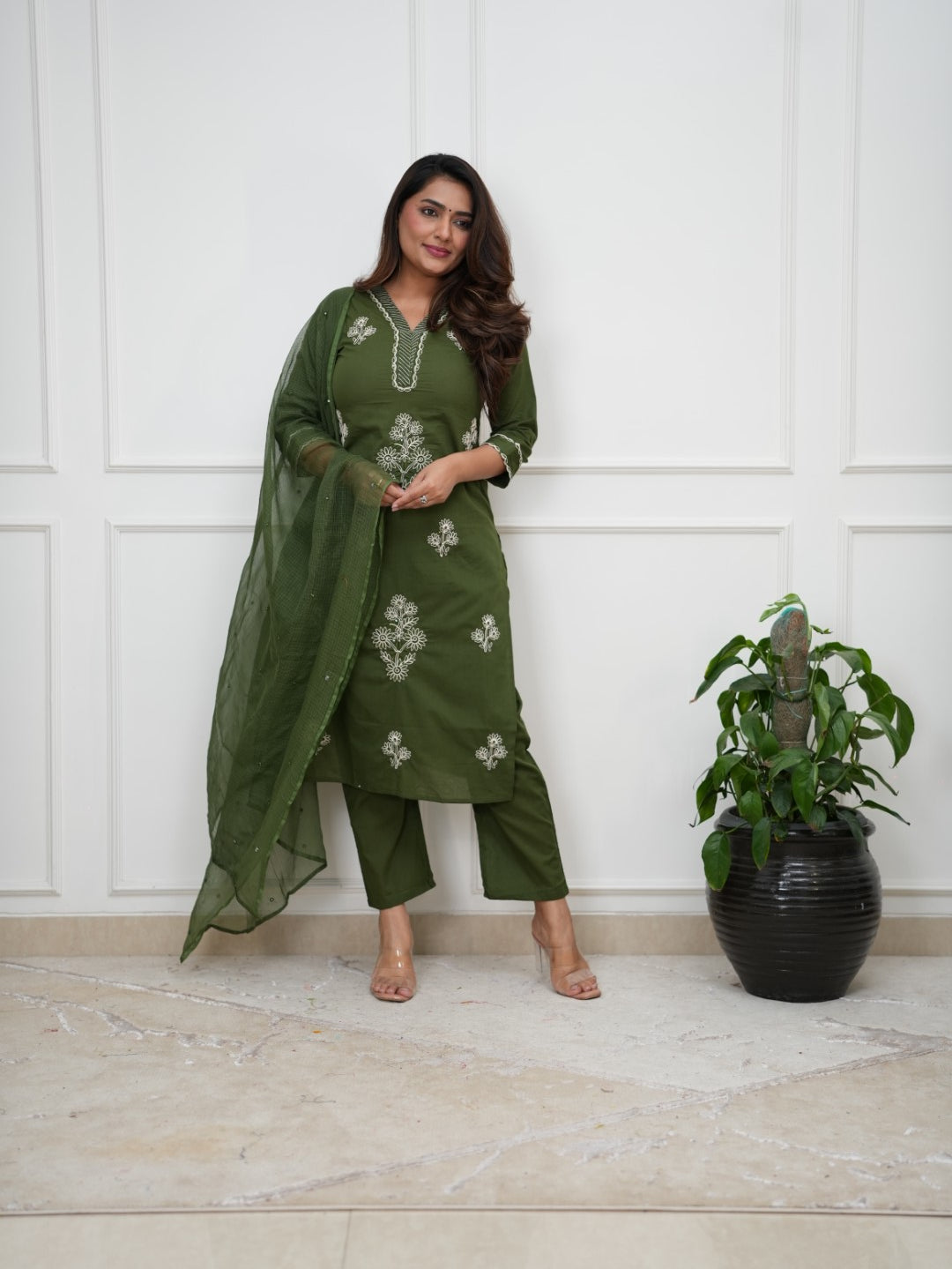 Dupatta Pant Set