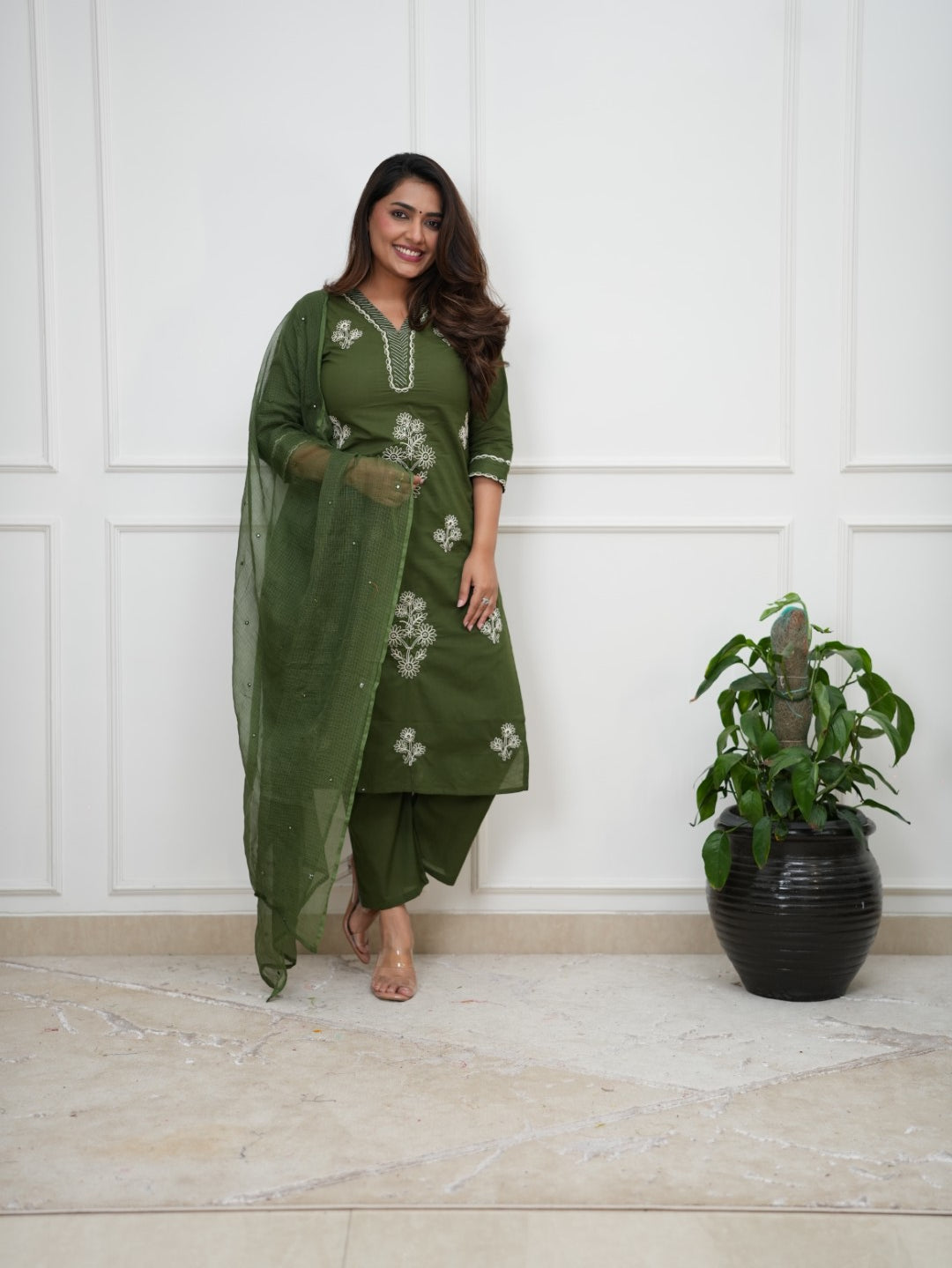 Dupatta Pant Set