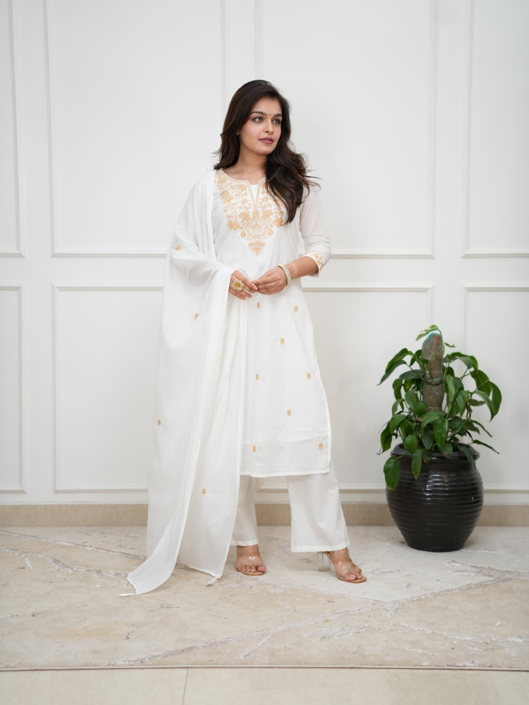Dupatta Pant Set