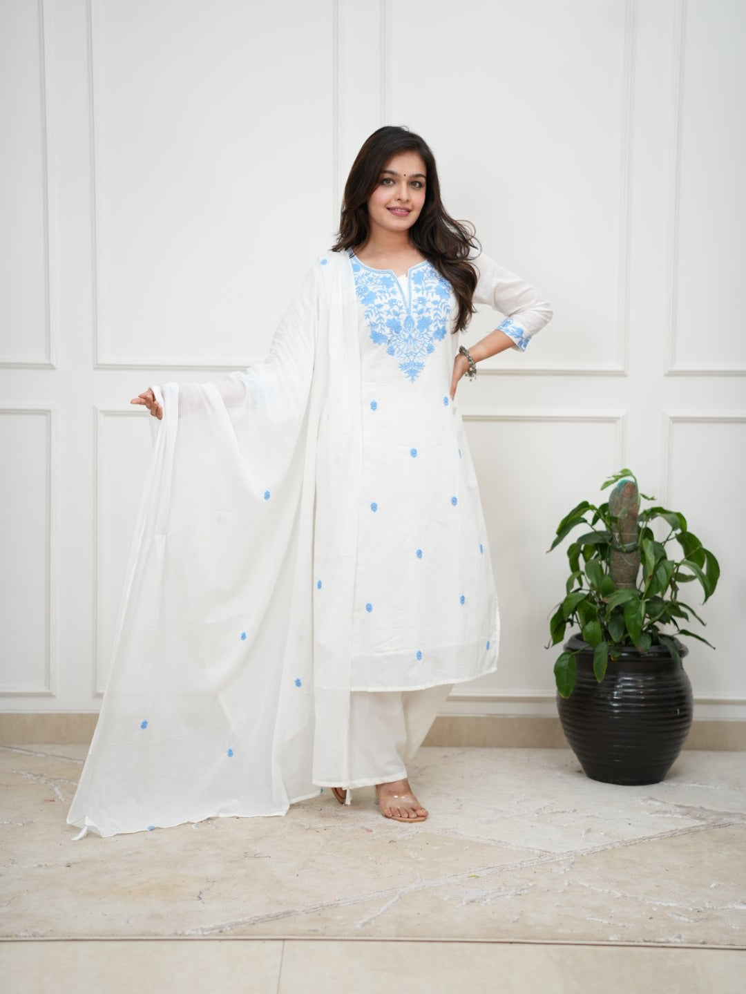 Dupatta Pant Set