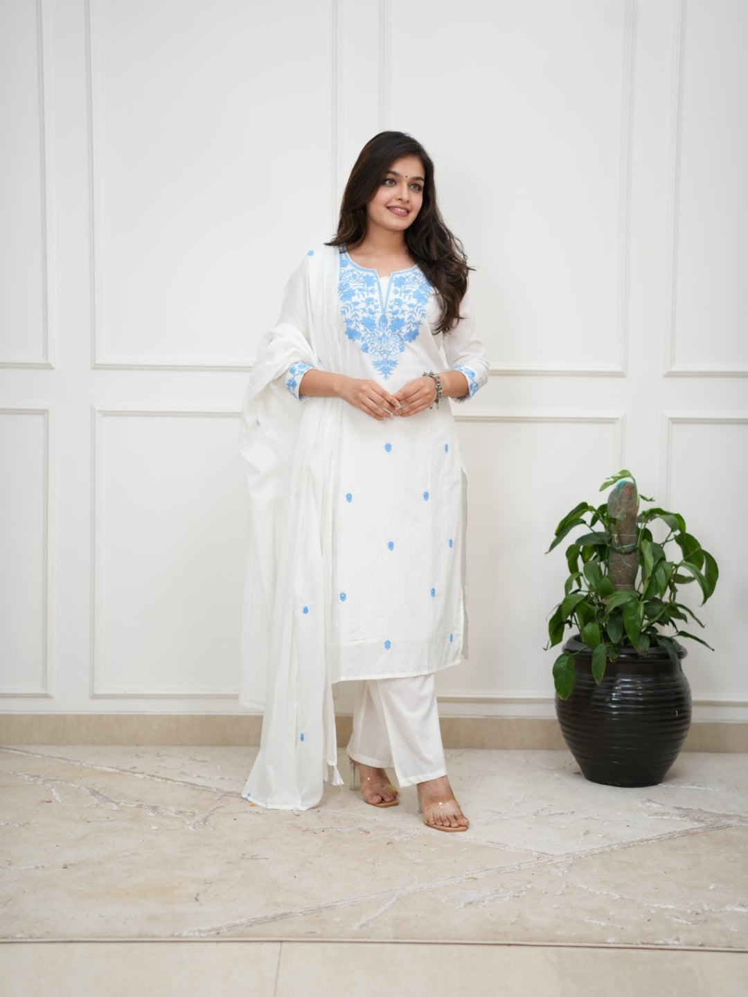 Dupatta Pant Set