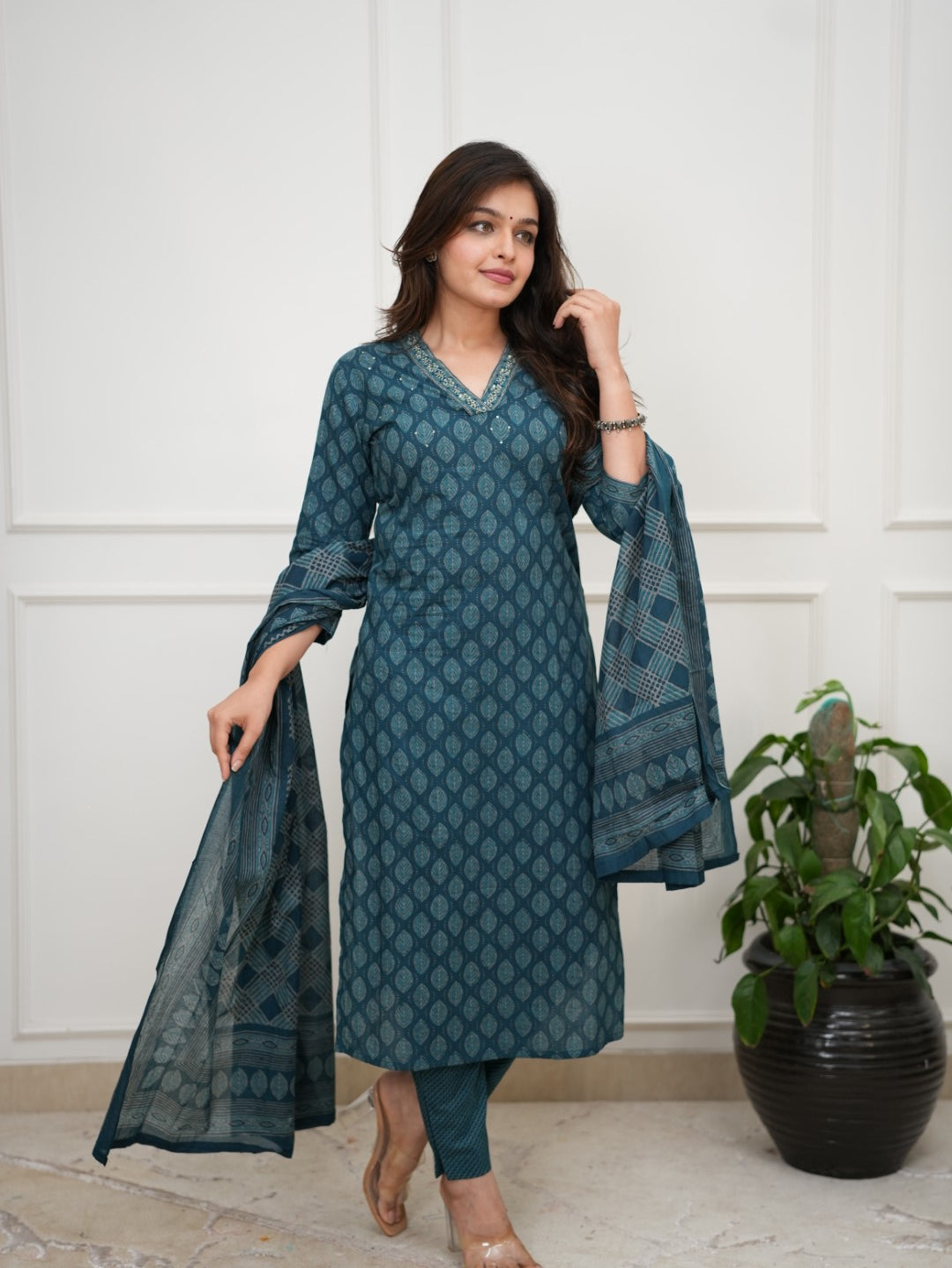 Dupatta Pant Set