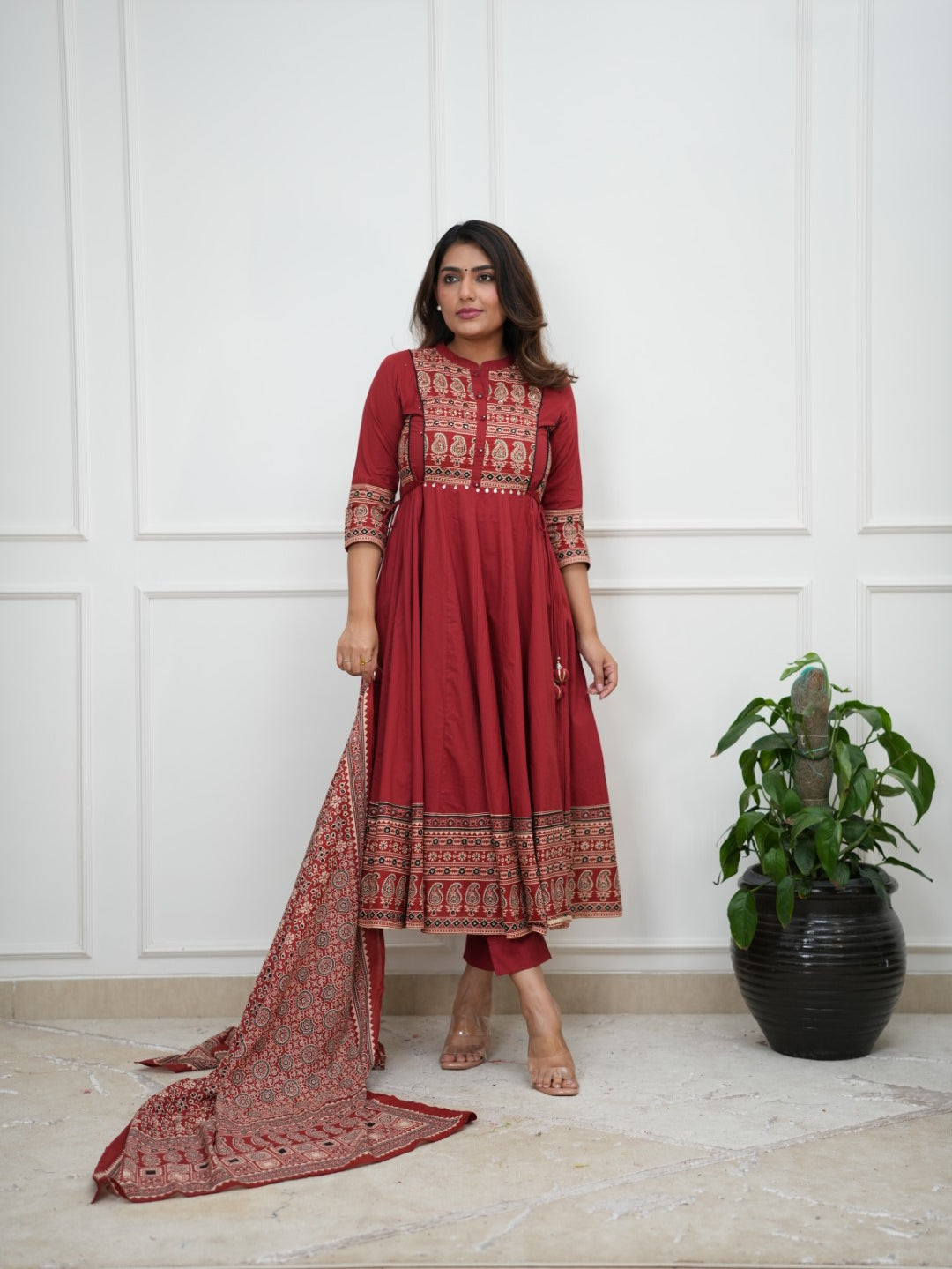 Dupatta Pant Set