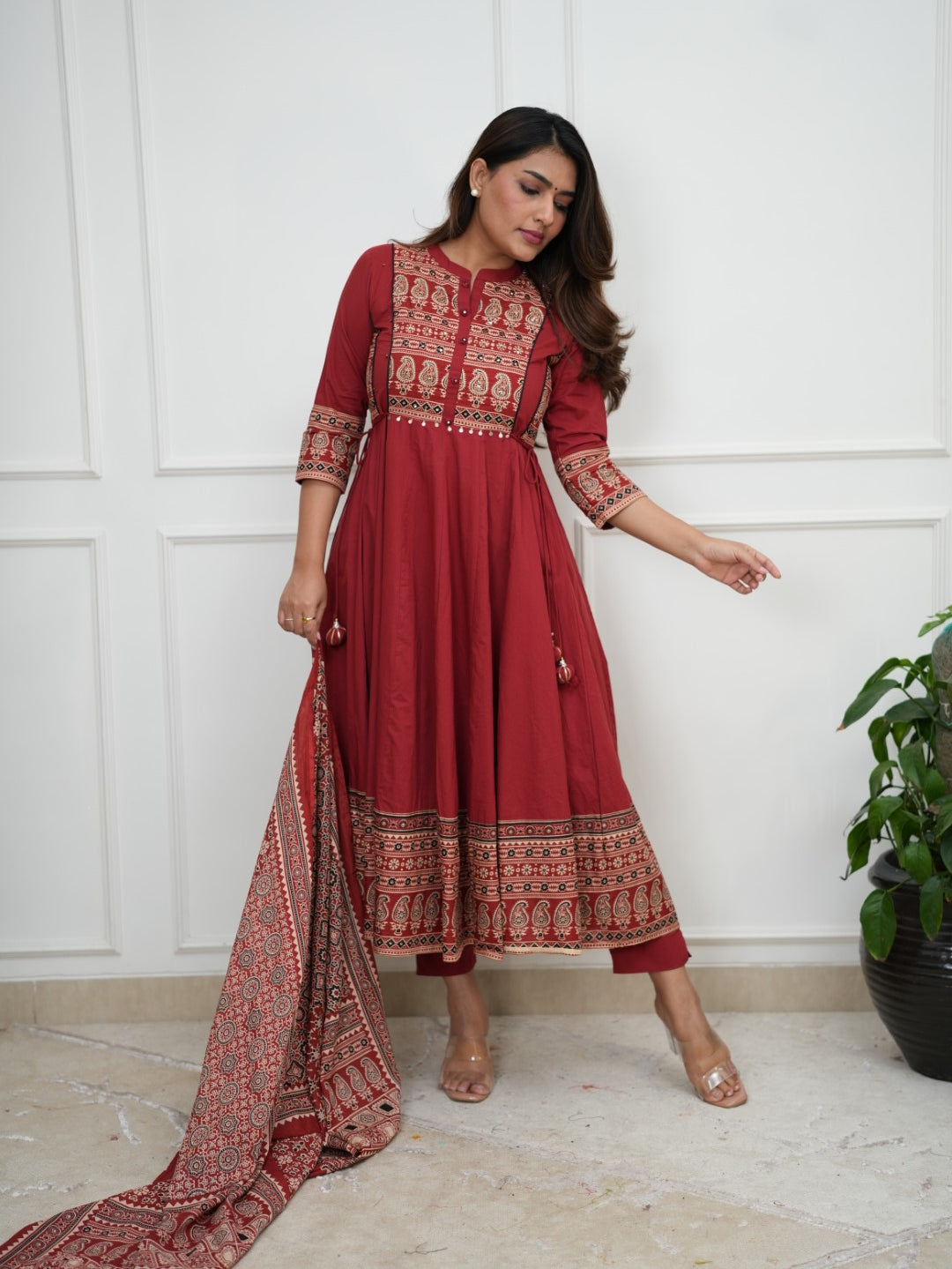 Dupatta Pant Set