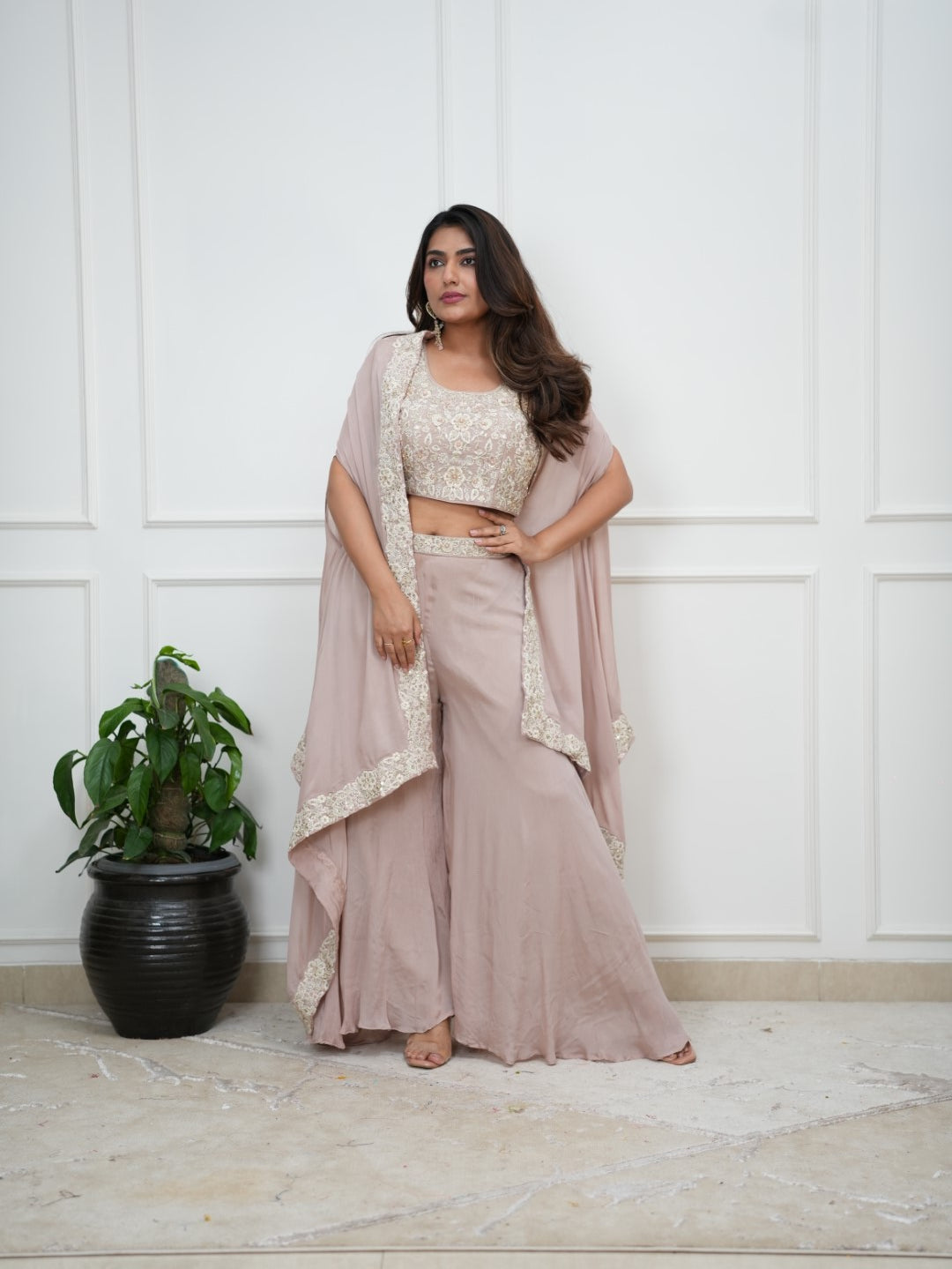 Dupatta plazo Set