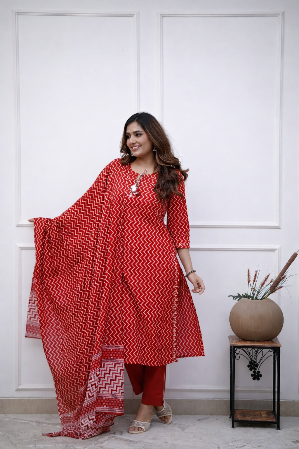 Dupatta Pant Set