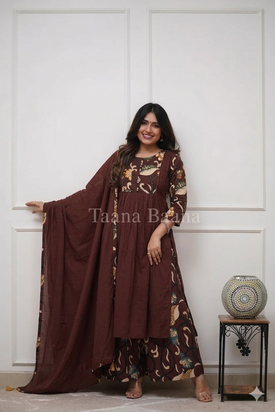 Dupatta Plazo Set