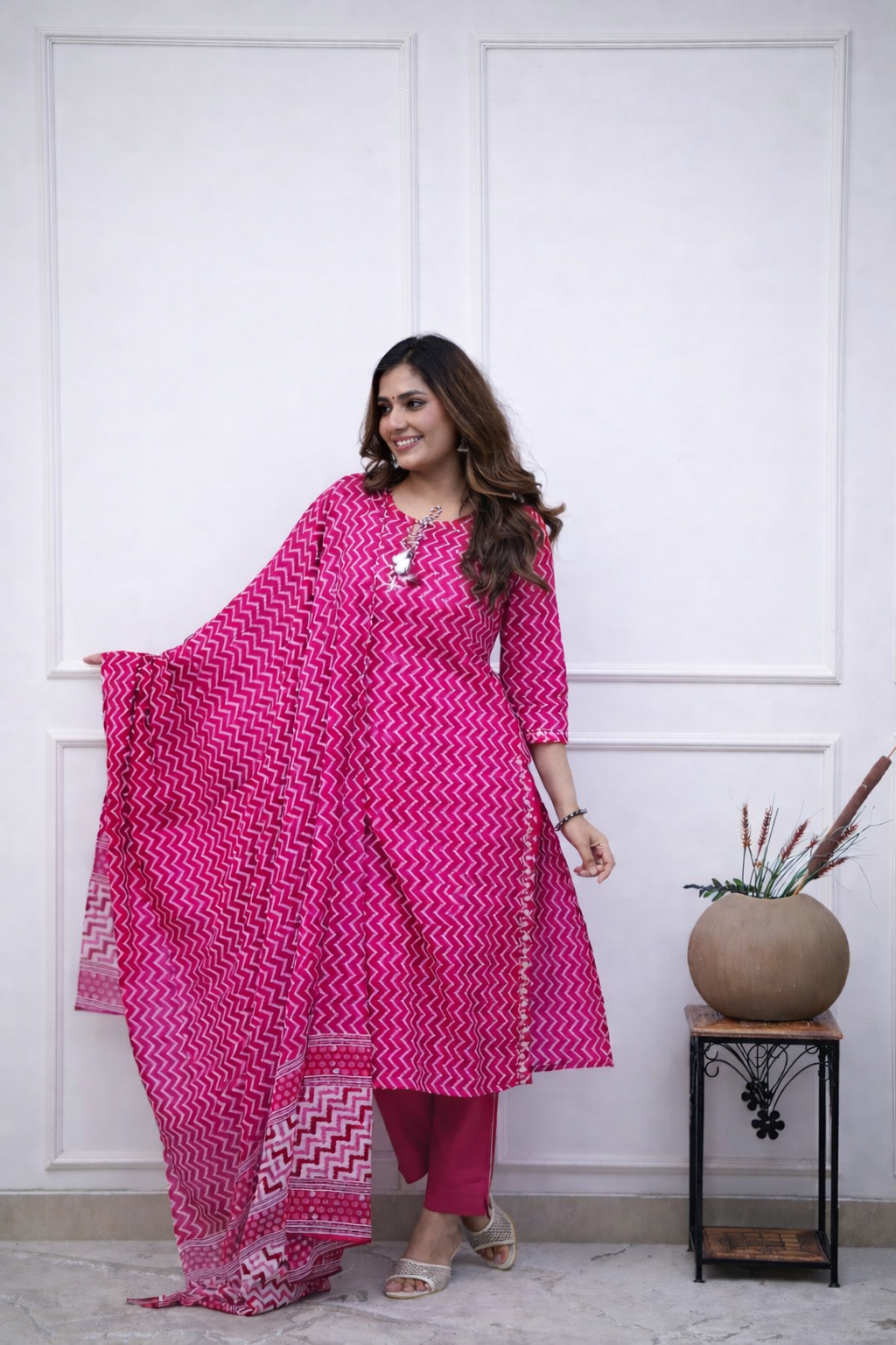 Dupatta Pant Set