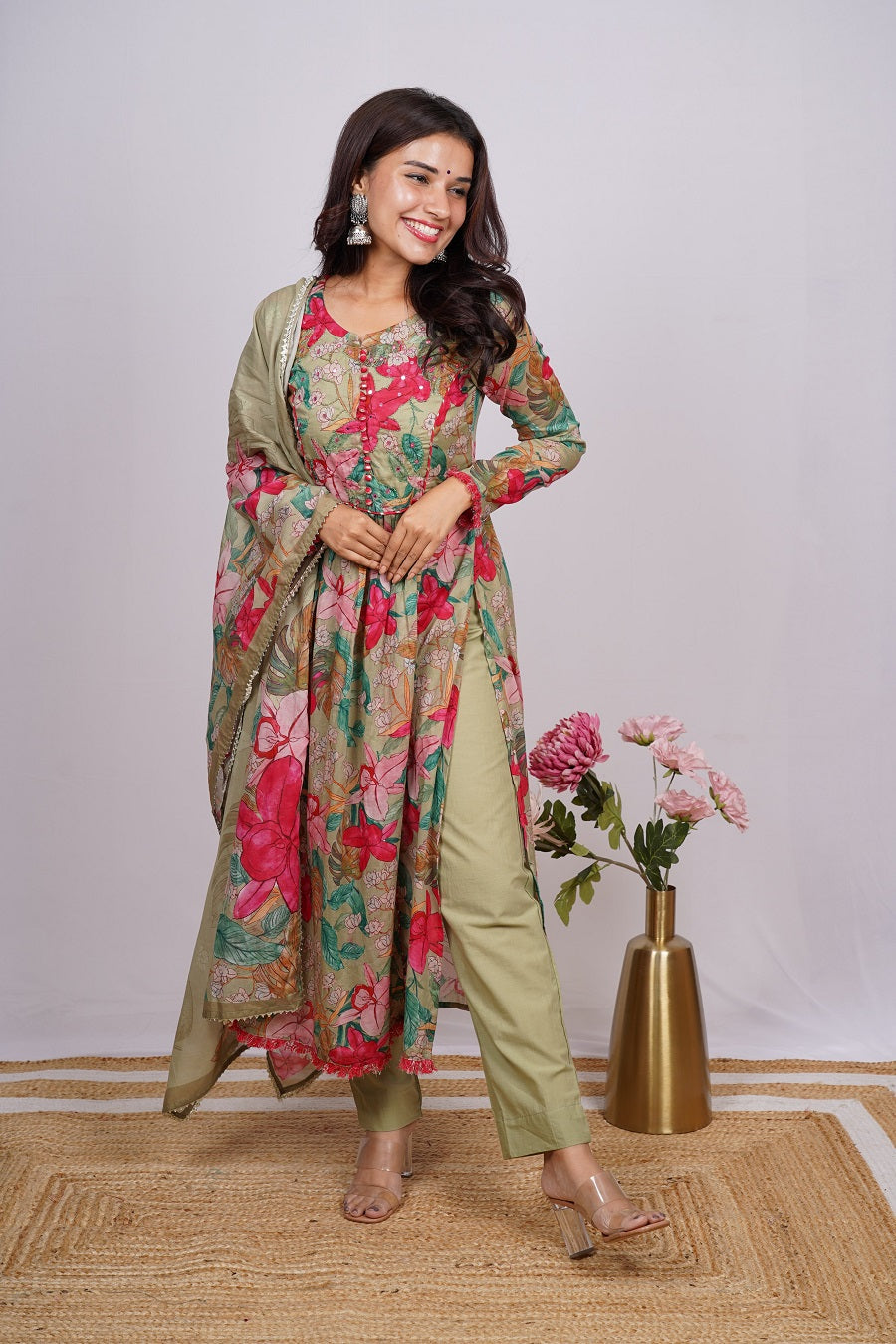 Dupatta Pant Set