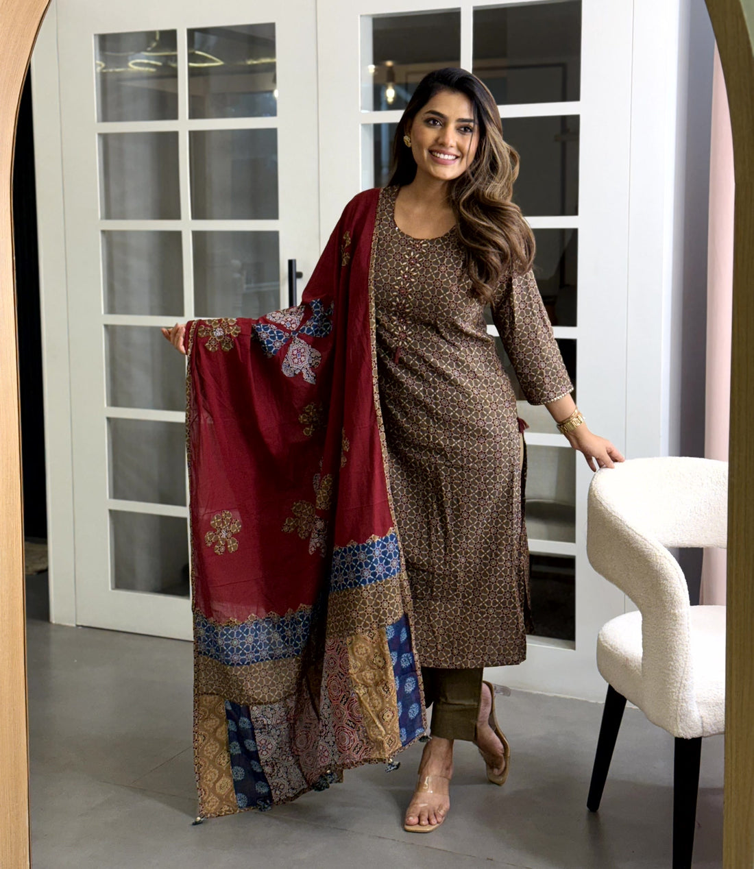 Dupatta Pant Set
