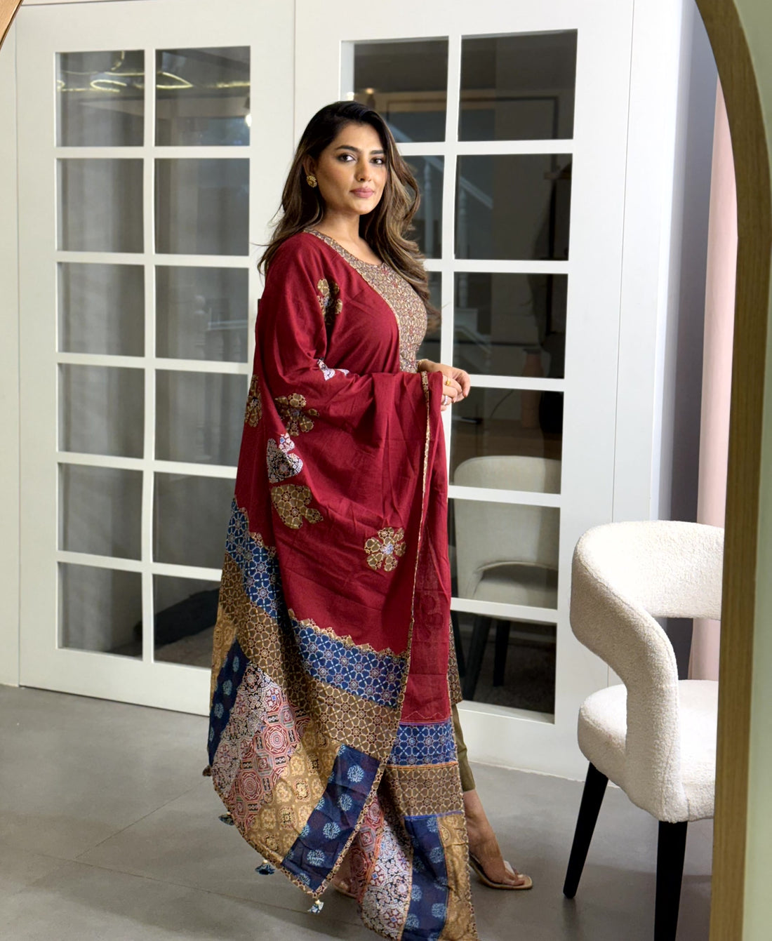 Dupatta Pant Set